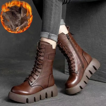 Frieda – Modische Orthopädische Lederstiefel