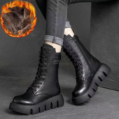 Frieda – Modische Orthopädische Lederstiefel