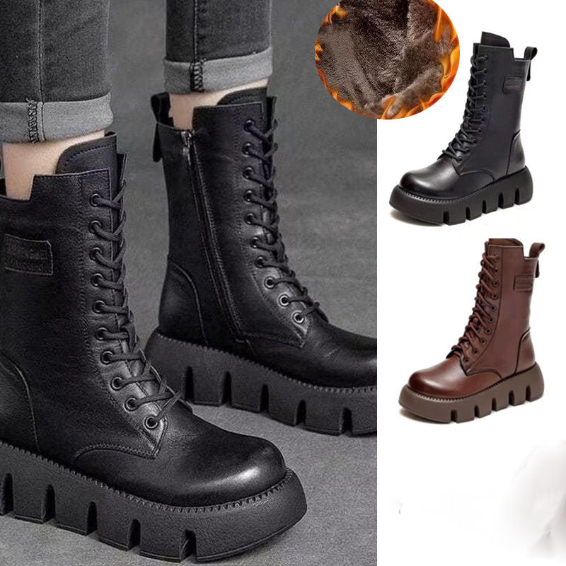 Frieda – Modische Orthopädische Lederstiefel