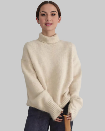 Johanna - Gestrickter Rollkragenpullover