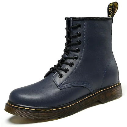 Designer Leder Herrenstiefel