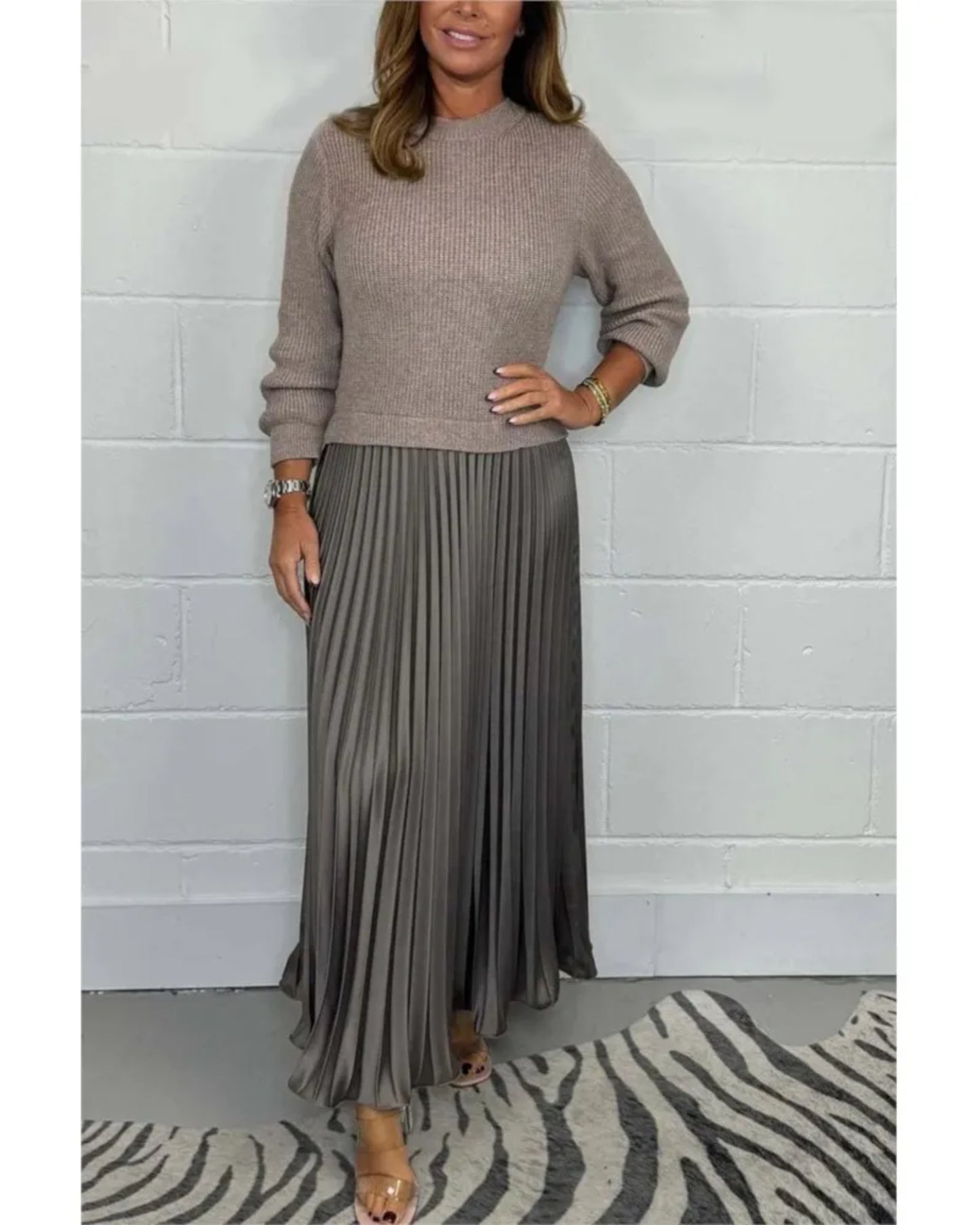 Amalia – Stilvolles Jumper-Kleid