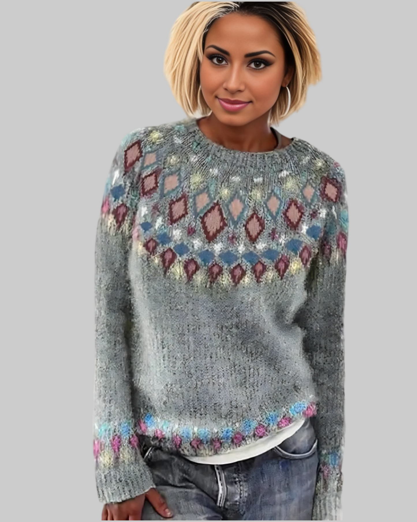 Marie - Vintage Pullover Frauen