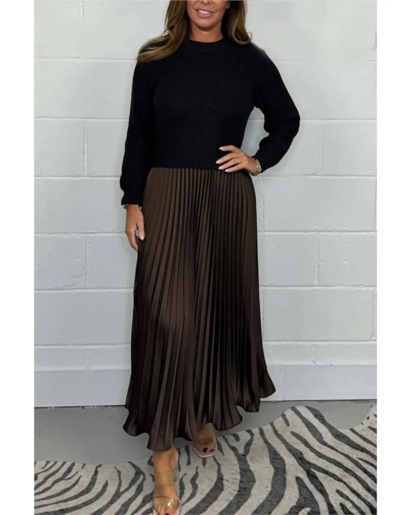 Amalia – Stilvolles Jumper-Kleid